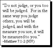 Matthew 7:1-2